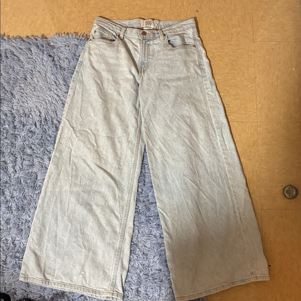 BDG low rise wide leg jeans